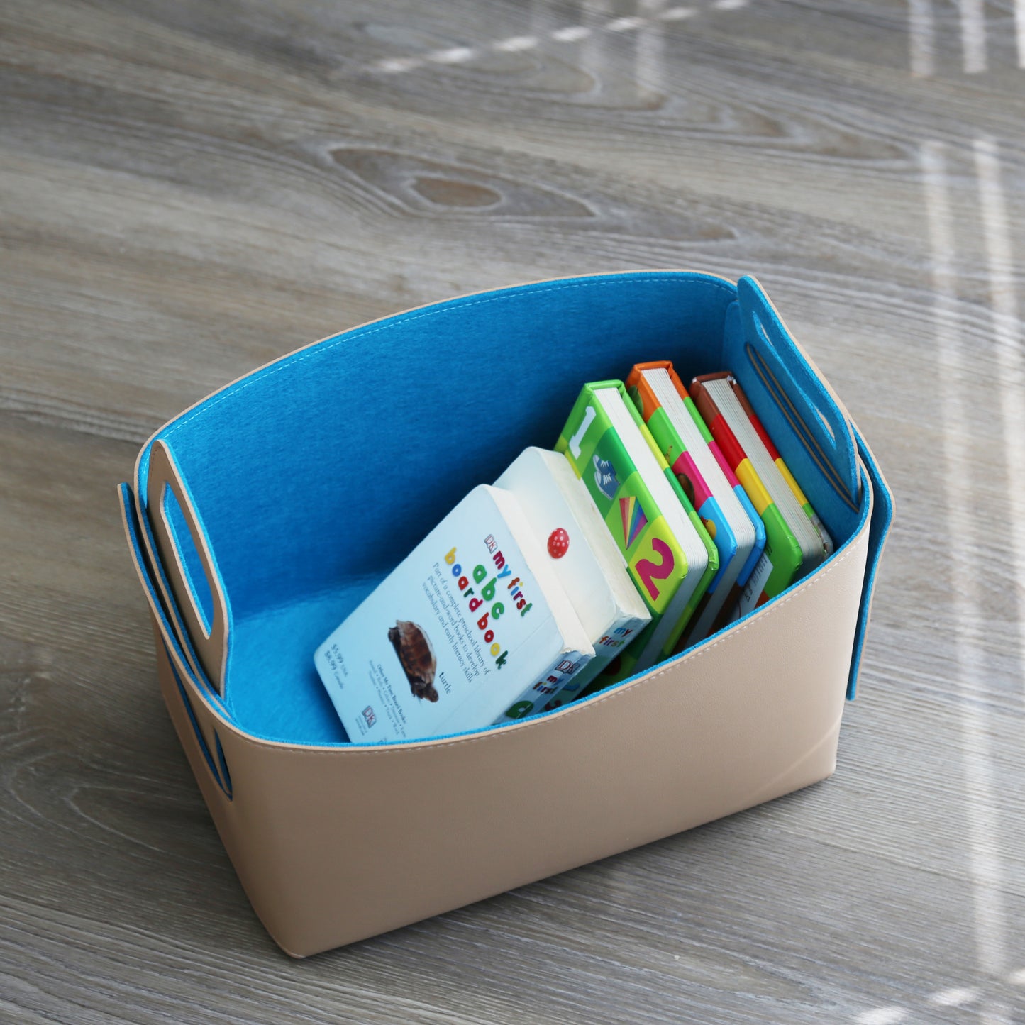 Felt-lined Storage Basket