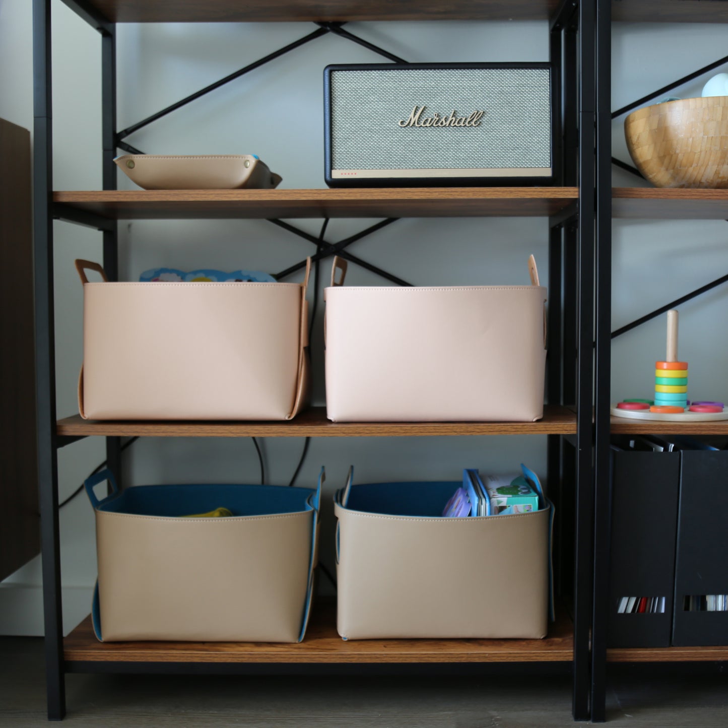 Felt-lined Storage Basket