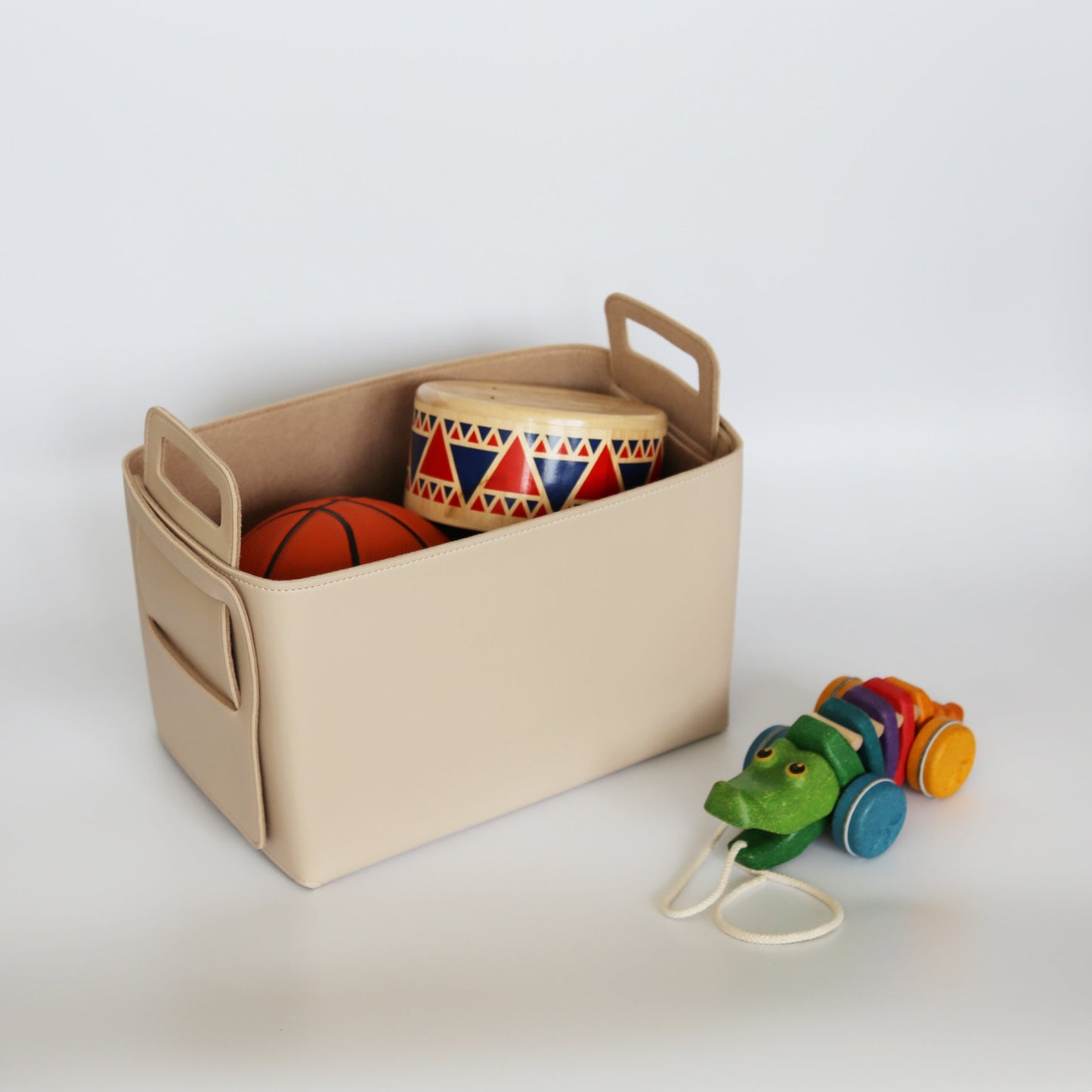 Felt-lined Storage Basket