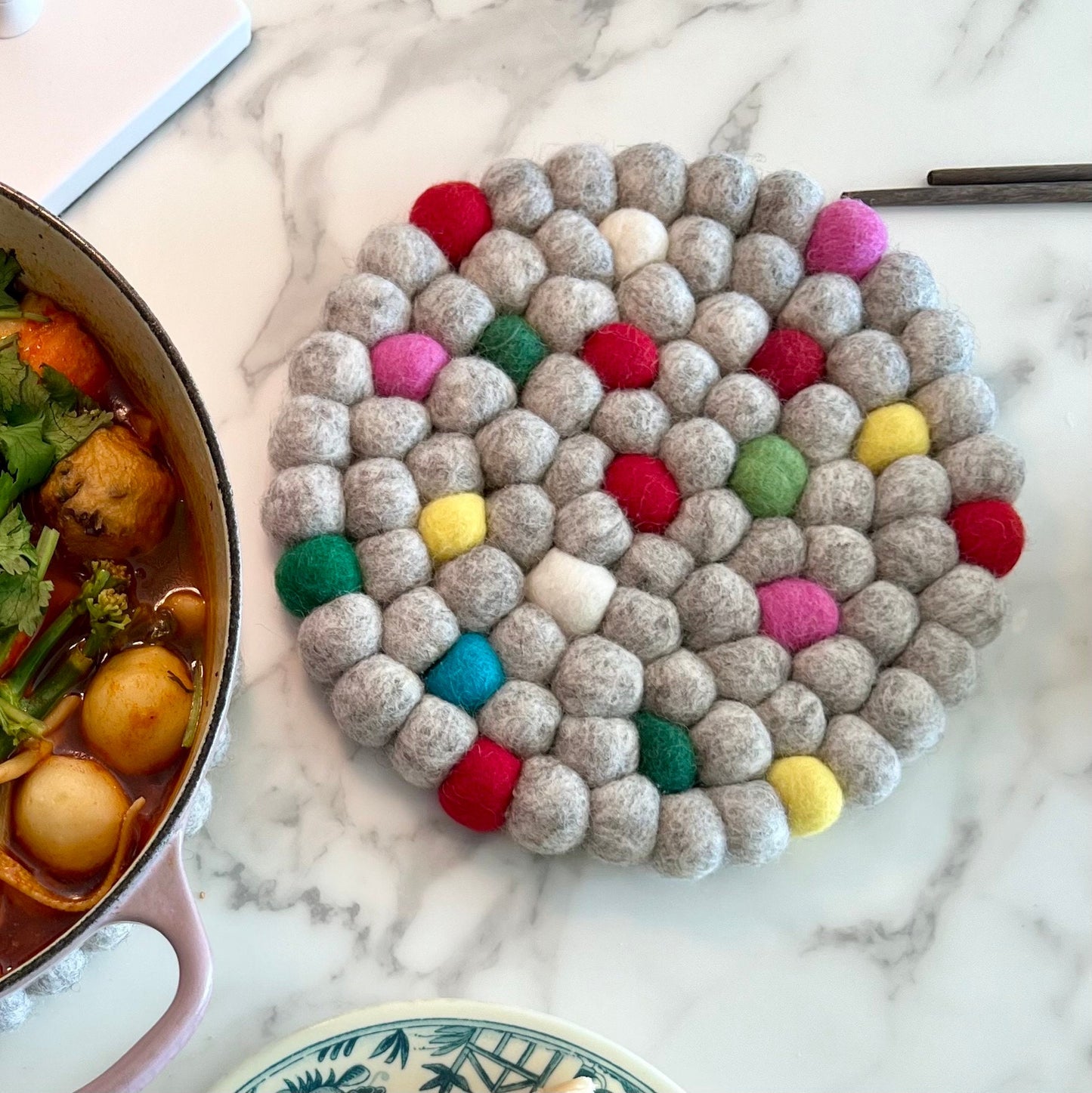 Artisan Wool Felt Trivet