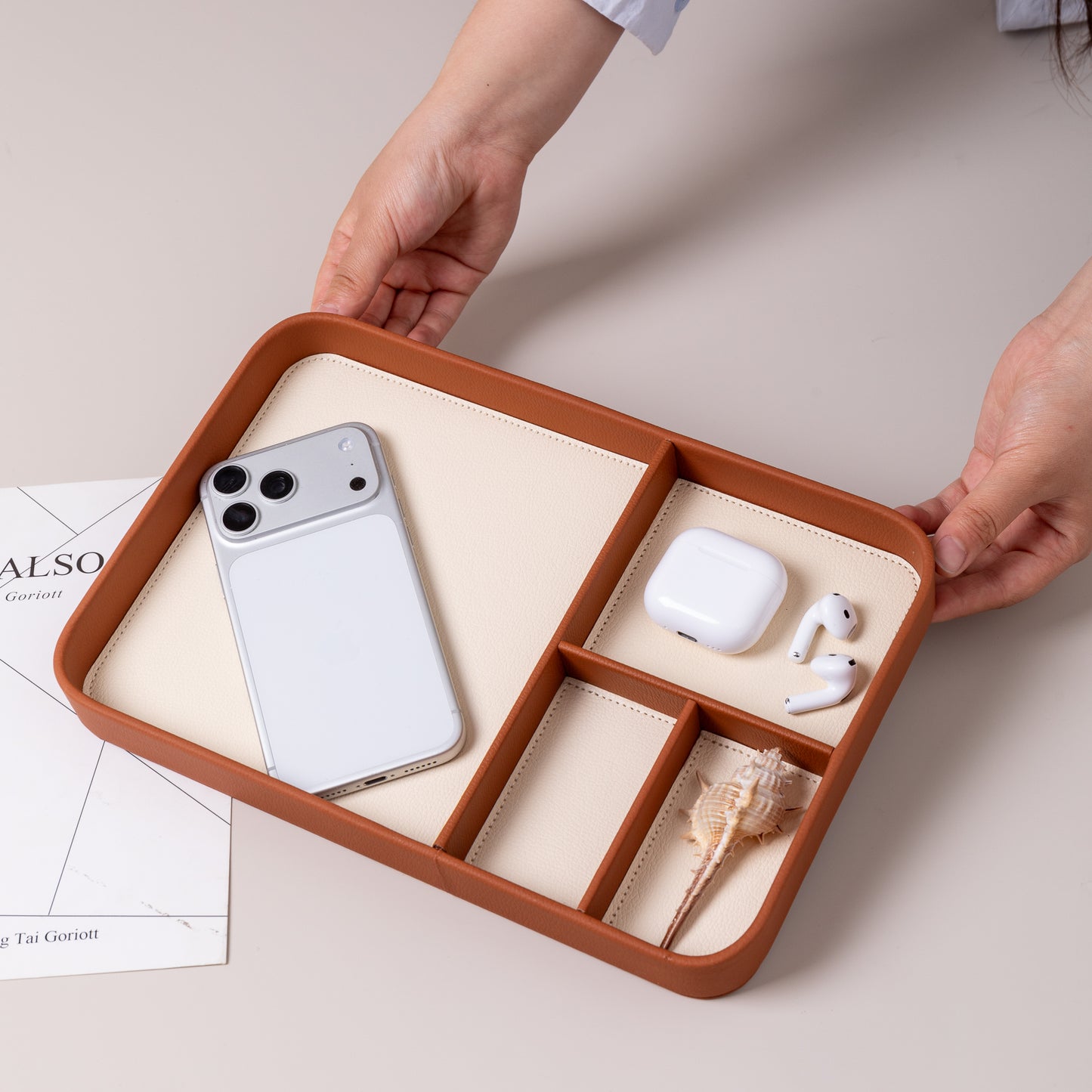 Desk Organizer Compartment Tray