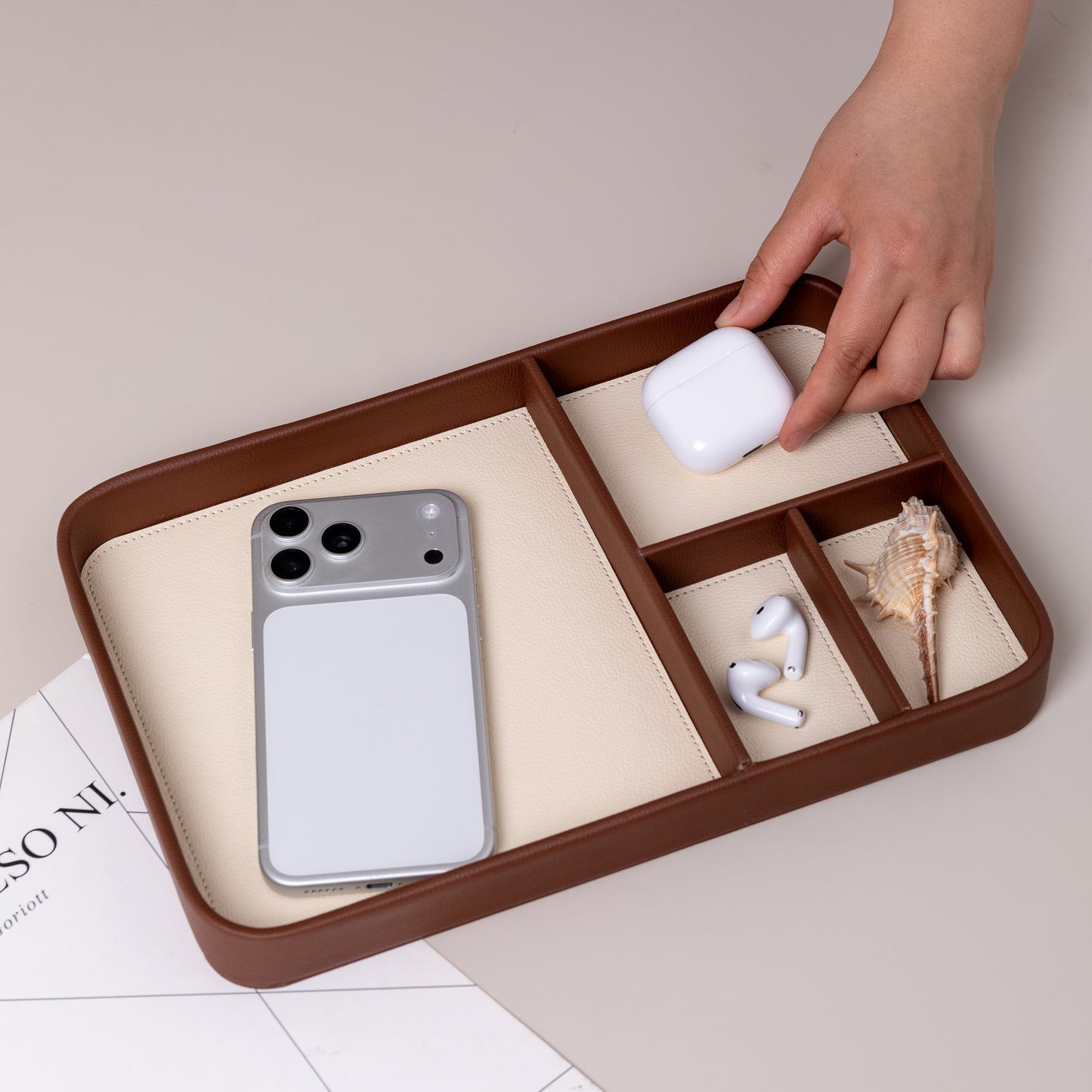 Desk Organizer Compartment Tray