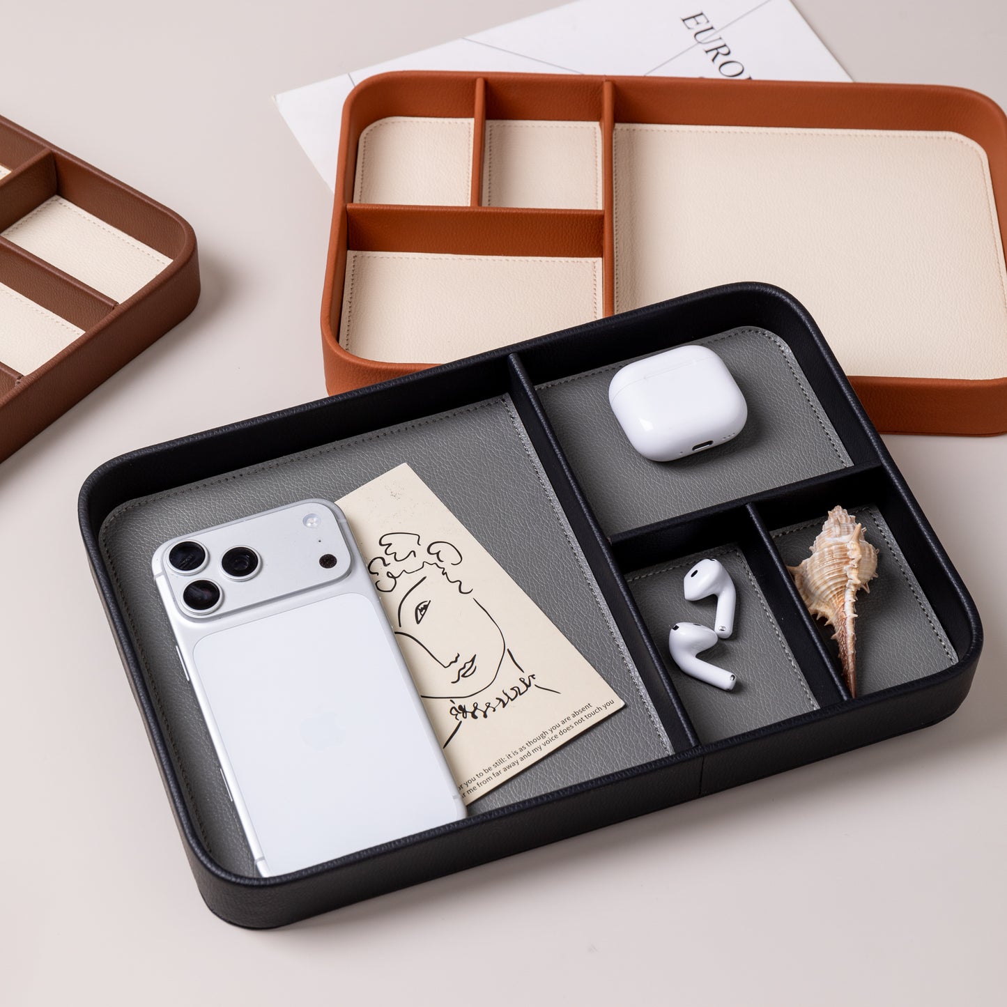 Desk Organizer Compartment Tray