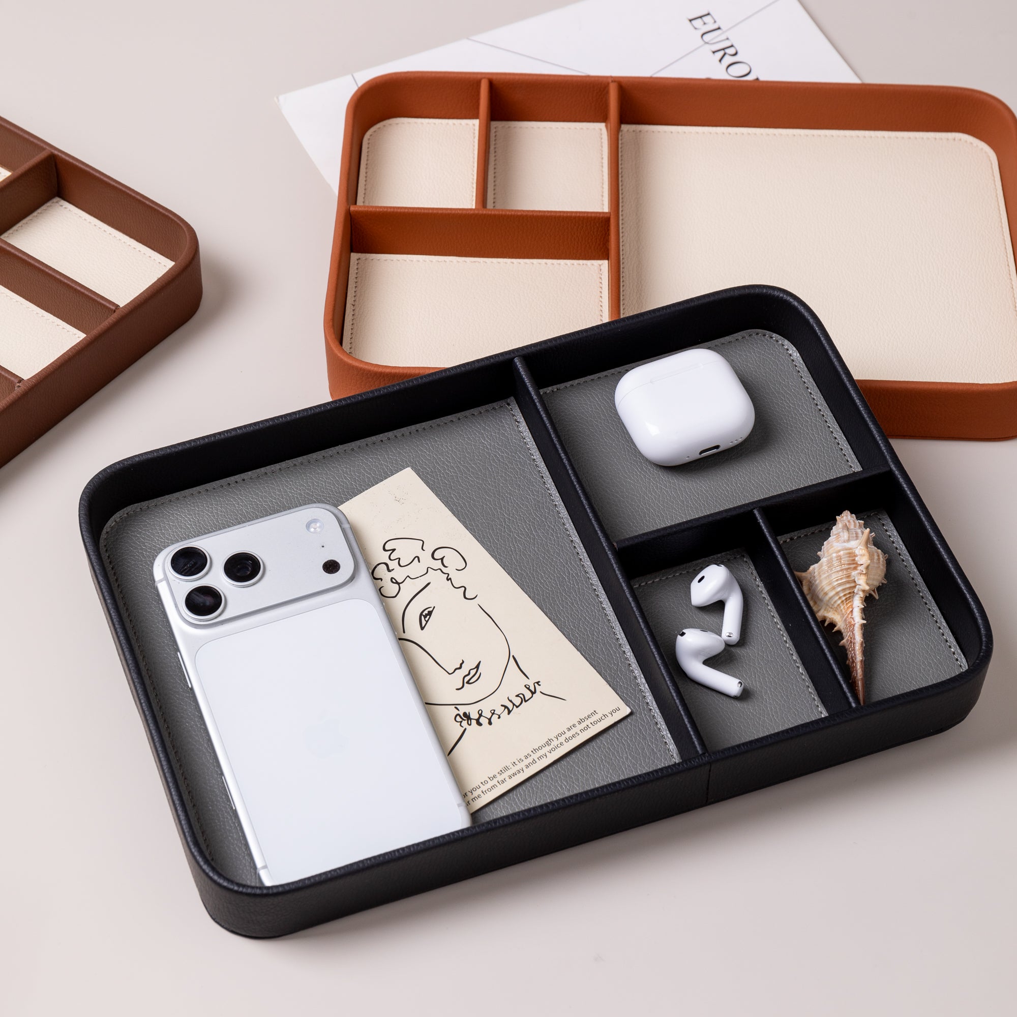 Desk Organizer Compartment Tray