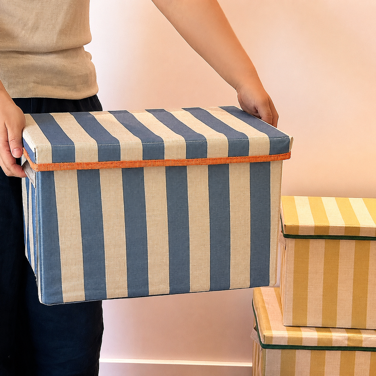 Canvas Foldable Storage Bin