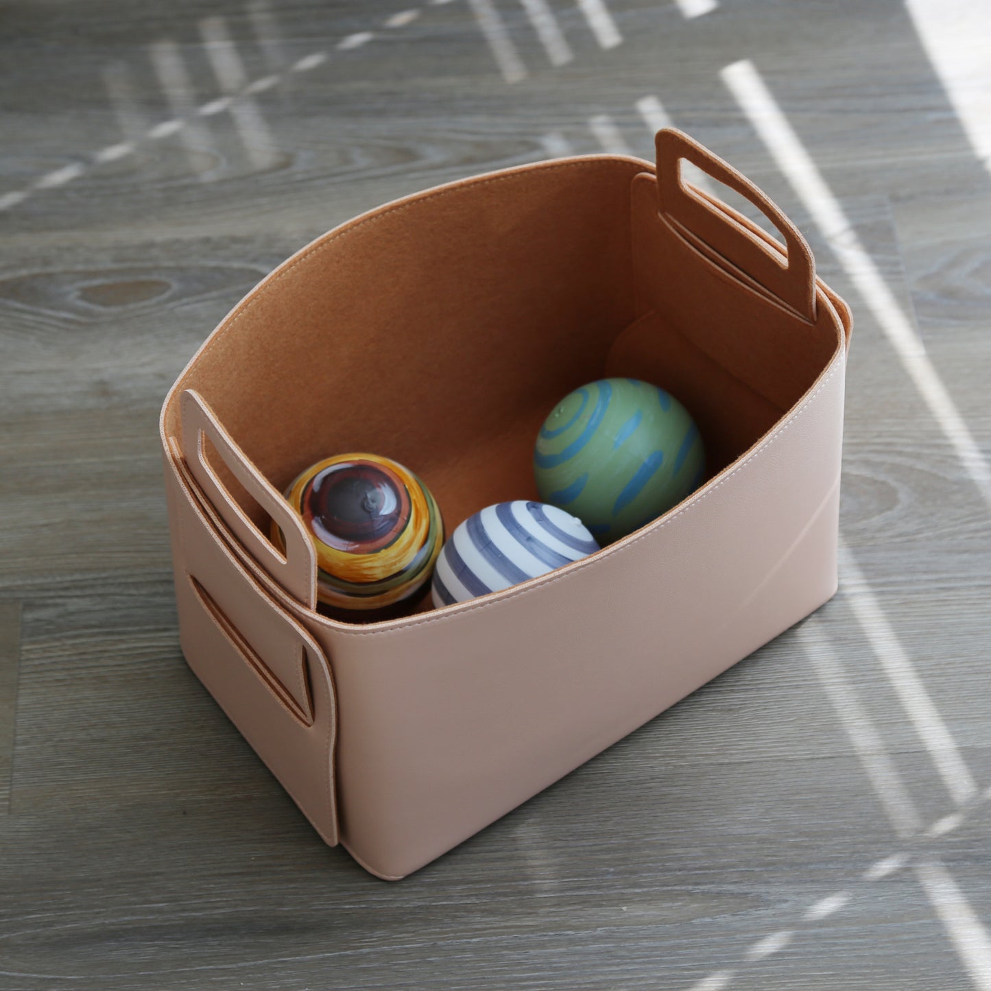 Felt-lined Storage Basket