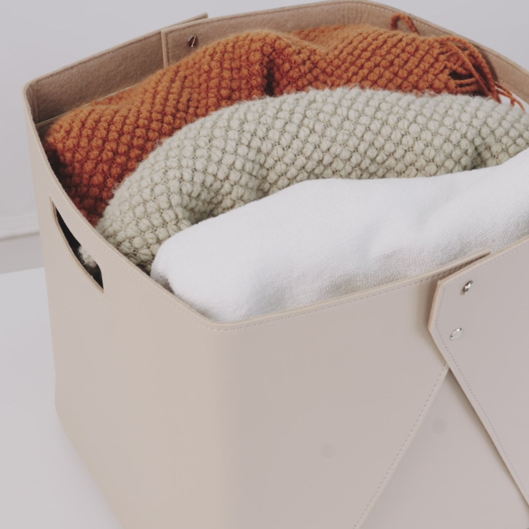Set of Felt-lined Storage Basket for Cube Organizer – Zora Botanica